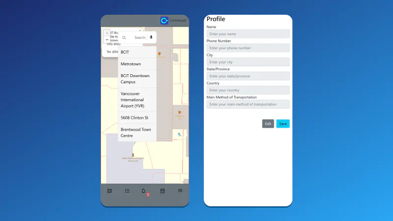 Map search and the commuter profile