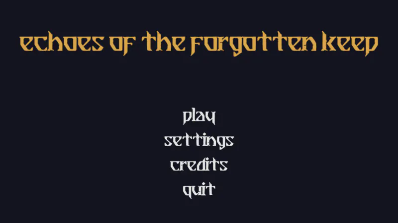 Title screen