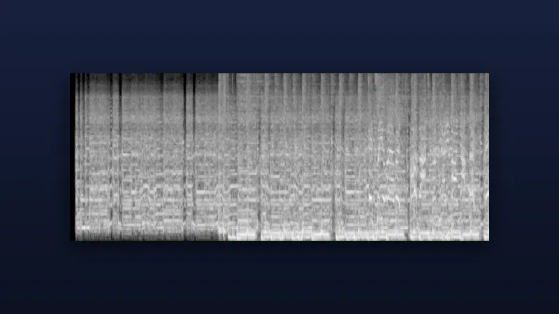 Mel spectrogram the CNN classifies